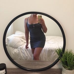 Bodycon Navy Striped dress